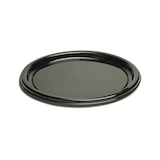 thumbnail of MONOUSO - Piatto di Plastica Tondo Nero 18 cm (25 Pezzi)