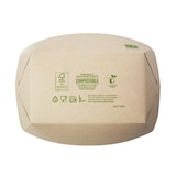 thumbnail of MONOUSO - Snackschale aus Bambus-Karton Kraft 350ml 16,5x12x4,4cm (125 Stück)