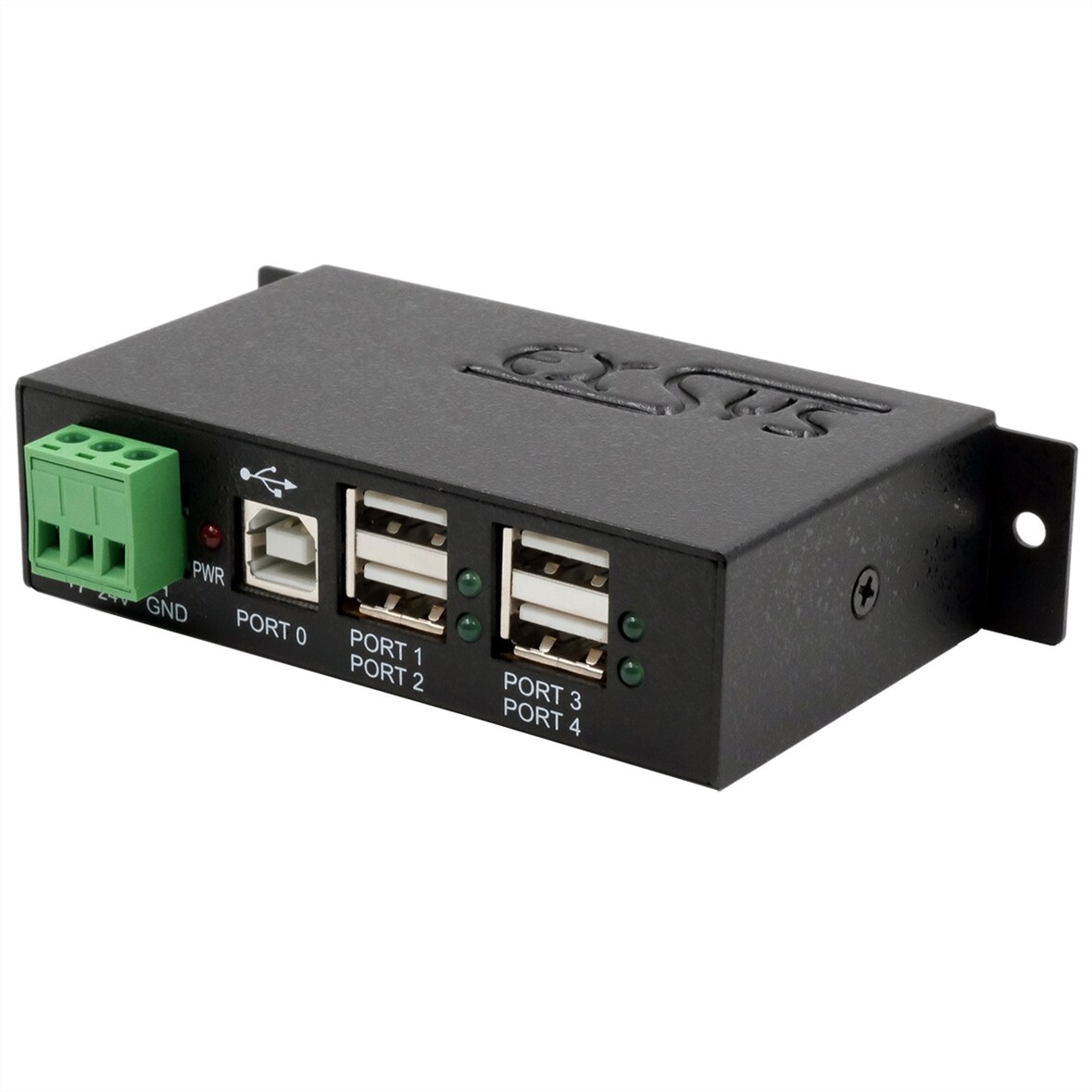 EXSYS EX-1163HMS Hub USB 2.0 in metallo a 4 porte