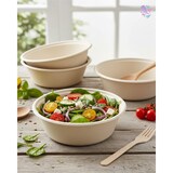 thumbnail of Salatboxen Salatschalen G2 400 ml aus Bagasse 600 Stück, to go, take away, biologisch abbaubar, umweltfreundlich