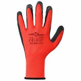 thumbnail of vidaXL Werkhandschoenen 12 pcs Rood en Zwart 10 / xl Latexcoating