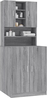 thumbnail of vidaXL Waschmaschinenschrank Grau Sonoma Holzwerkstoff