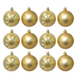 thumbnail of WellHome - Set mit 60 Weihnachtskugeln in Goldfarbe