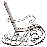 thumbnail of Lot de 2 Fauteuils à bascule d'extérieur Smilla en fer forgé Bronze