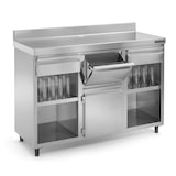 thumbnail of Mueble cafetero -Disform, acero inoxidable, 1500x600x1050mm