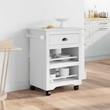 thumbnail of vidaXL Keukentrolley BODO 67,5x45x80 cm wit