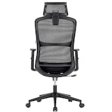 thumbnail of ZIK Silla de oficina giratoria ergonómica Reposacabezas y reposabrazos ajustables en altura, soporte lumbar - Negro