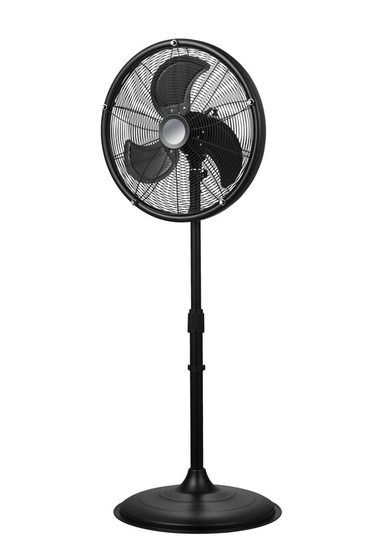 O'FRESH Ventilador Nebulizador Exterior - Terraço - Preto - 145 cm - 45W - 3 Velocidades - Oscilante