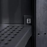 thumbnail of vidaXL Gartenschrank mit 4 Regalen Schwarz und Grau