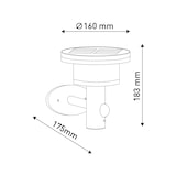 thumbnail of LED Solar Außenwandleuchte "NORA"