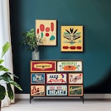 thumbnail of Cómoda AMERIKO B 102x30x77 cm 8 cajones multicolor hjh LIVING