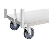 thumbnail of Tournus Schwerlast-Plattformwagen 100 x 600mm mit geschlossener Auflage. Aus Duralinox. Max Last 350 kg.