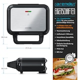 thumbnail of Arendo Sandwichmaker 3-in-1, 900 W, Cool Touch, Antihaft, BPA frei