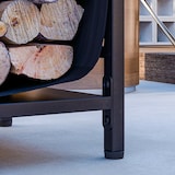 thumbnail of Outsunny Portalegna in Acciaio con Borsa di Trasporto 49x34x44 cm Nero