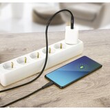 thumbnail of Renkforce USB-Kabel USB 3.2 Gen1 (USB 3.0 / USB 3.1 Gen1) USB-C® Stecker 2.00 m Schwarz PVC-Mantel R
