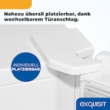 thumbnail of Exquisit Gefrierschrank GS5271-NF-H-010D weiss | No Frost | Nutzinhalt: 194 L | Temperaturregelung | Alarm