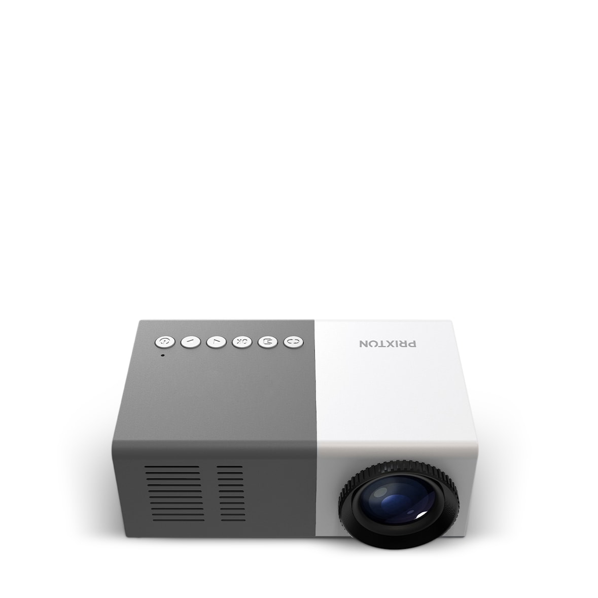 PRIXTON Proyector Cinema Mini 900 Lúmenes QVGA Compatible Full HD - Blanco