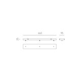 thumbnail of Alice witte IP20 rechthoekige metalen plafondkap voor hanglampen - Moderne plafondvoet, centrale aansluiting, eenvoudige installatie