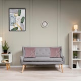 thumbnail of Set van 4 sierkussens robijnrood 45 x 45 cm