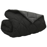 thumbnail of vidaXL Winterbettdecke Schwarz und Anthrazit 240 x 200 cm Mikrofaser