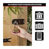 thumbnail of Cadenas Haute Sécurité - Master Lock - M175eurdlf - Combinaison - Zinc - Anse L - Extérieur