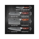 thumbnail of XinZuo - Damascus messenset 5-delig - B27 Yi series