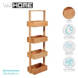 thumbnail of WellHome - Organizador de banheiro de bambu com 4 camadas, 88 cm