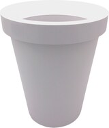 thumbnail of Extra hoher Pflanztopf 39x45 dekorativer Blumentopf Pastell-Farbton weißem 39