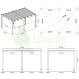 thumbnail of Weide E-Deluxe | elektrische Pergola mit LED | Voll Aluminium | 3,6 x 5,3 M | motorisiertes Lamellendach Ivory Sand