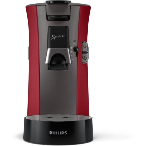 Machine a Cafe  dosettes SENSEO - PHILIPS - CSA240/91 - Select Eco - 1450 W - Rouge intense usage non-intensif Philips