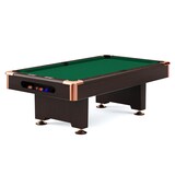 thumbnail of Automaten Hoffmann Billardtisch "Club Pro III" Dekor Nussbaum, Marine-Blue, Simonis 860, 8 ft (Spielfeld 224x112 cm)
