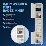 thumbnail of CASARIA® Badmöbel Set Waschbeckenunterschrank Badezimmerhochschrank Waschmaschinenschrank