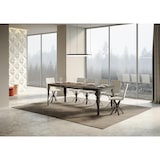 thumbnail of Itamoby Tavolo allungabile 90x180/440 cm Paxon Evolution Noce telaio Antracite