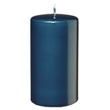 thumbnail of Kerzen Stumpenkerzen Blau Petrol, 60 x 60 mm, 16 Stück