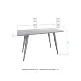 thumbnail of Ócrea Schreibtisch Massivholz Kiefer mit 4 Beinen XXL- 150 x 70 Cm