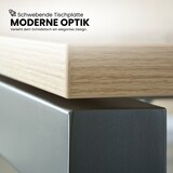 thumbnail of bümö höhenverstellbarer Eckschreibtisch R-Serie 200x120 cm in weiß, Gestell in Graphit - Schreibtisch L Form, großer Tisch für's Büro, Computertisch