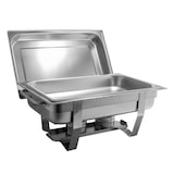 thumbnail of 11 tlg. SET Edelstahl Speisenwärmer Warmhaltebehälter Chafing Dish