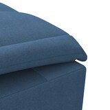 thumbnail of vidaXL Massage-Chaiselongue mit Nackenrolle Blau Stoff