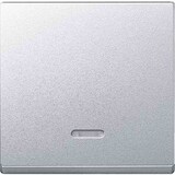 thumbnail of System M Kontrollwippe, Schalter/Taster, aluminium, matt, ohne ISO Aufdruck, geeignet für Bussystem-Tasterankopplung
