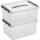 thumbnail of helit Aufbewahrungsbox 15L - transparent