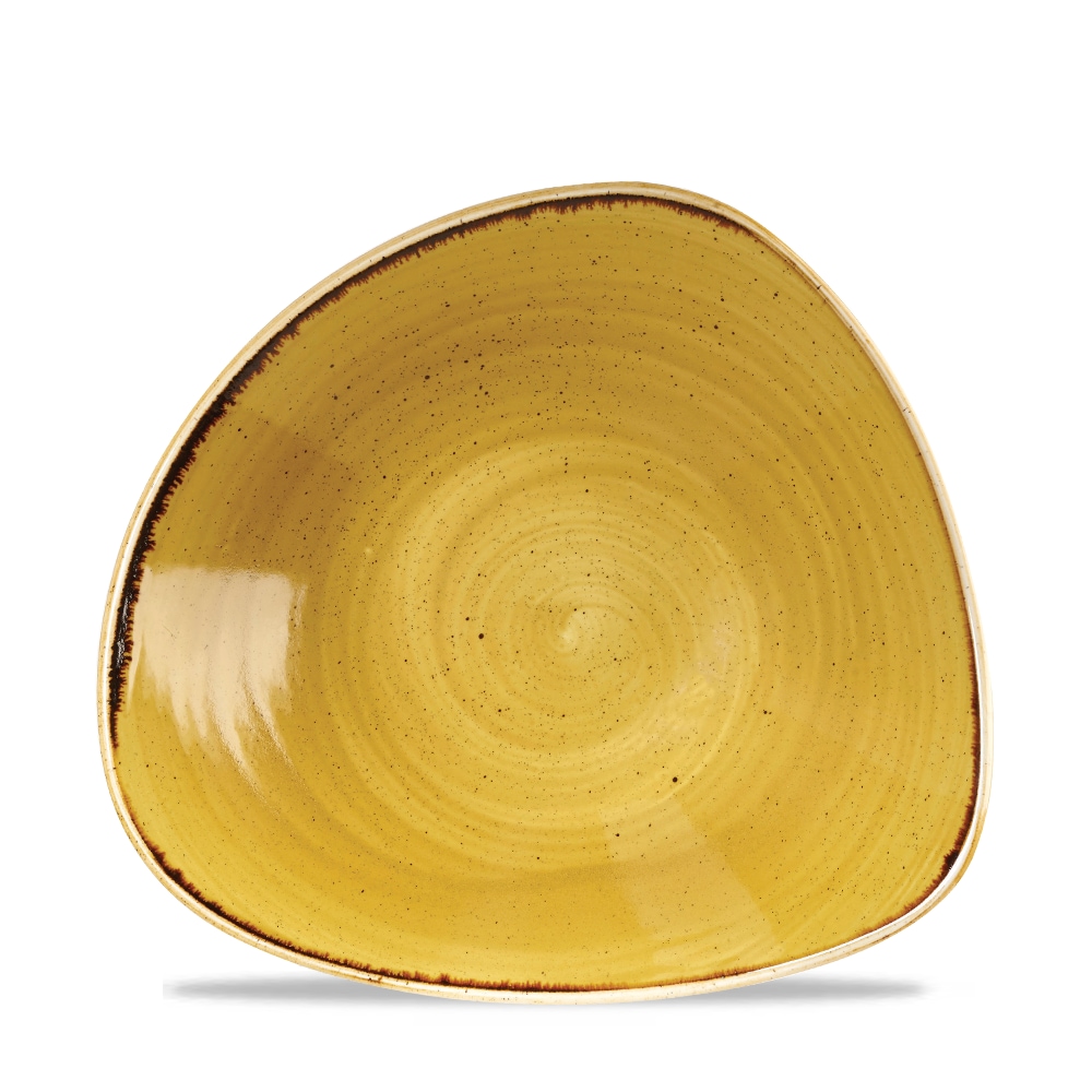 Churchill Stonecast Schüssel Triangle 23,5 cm, Mustard