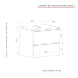 thumbnail of Waschbeckenunterschrank Hängend Carmita Weiß