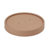 thumbnail of 25x Deckel für Suppenbehälter Suppenbecher aus Kraftpapier braun 400ml FSCR