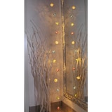 thumbnail of Konstsmide LED Dekolichterkette, bunte Aluminium-Drahtkugeln, klein, 16 warm weiße Dioden, batteriebetrieben, Innen, transparentes Kabel