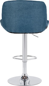 thumbnail of Barhocker Solon Chrom blau/Stoff