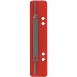 thumbnail of Heftstreifen Metall, 34x150mm, 25 Stück, rot Q-CONNECT 1012500310