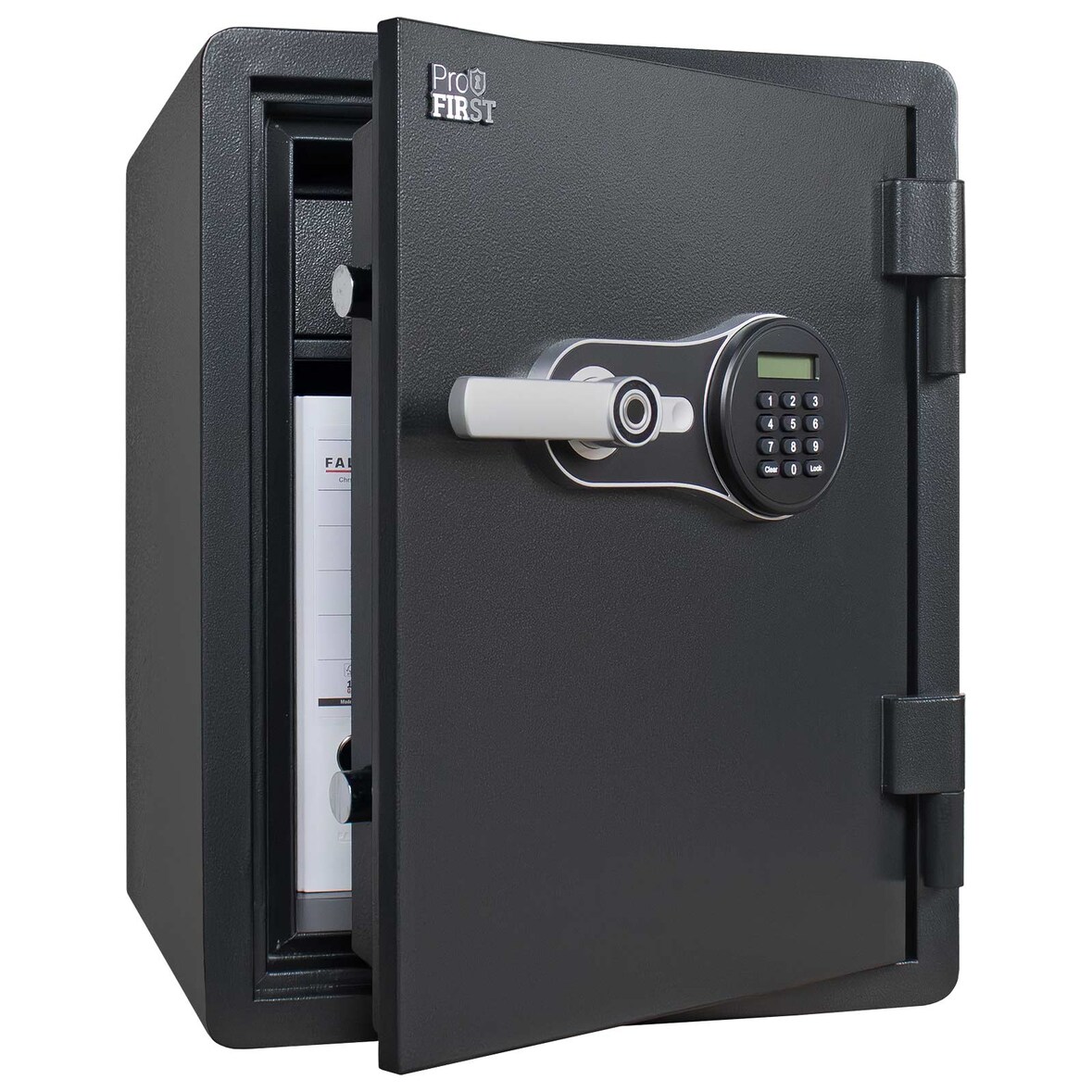 Profirst Feuerschutztresor FireGuard 60 Elektronikschloss mit Fingerprint