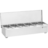 thumbnail of Royal Catering Zutatenbehälter - Edelstahl - 6 x 450 ml
