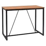 thumbnail of METRO PROFESSIONAL Gastro Stehtisch Lynx, Alu/Eukalyptus, 142 x 70 cm, rechteckig, schwarz