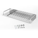 thumbnail of Intirilife Duschablage aus Edelstahl mit 40 x 13 cm - Duschkorb Duschregal Badregal mit praktischen Ablaufrinnen zum Bohren für Bad und Küche